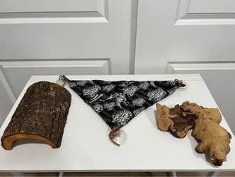 Reptile Enclosure Accessory Set – 3 Pieces