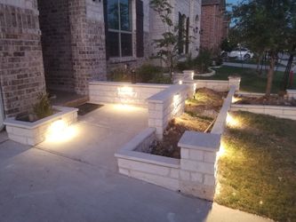 Stone Flowers beds, Repair And More