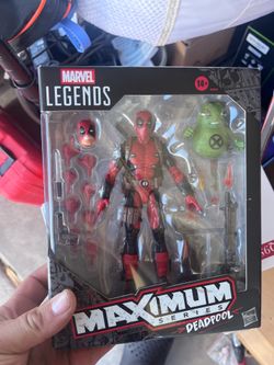 Marvel - Legends Maximum Series Deadpool Action Figure with Doop