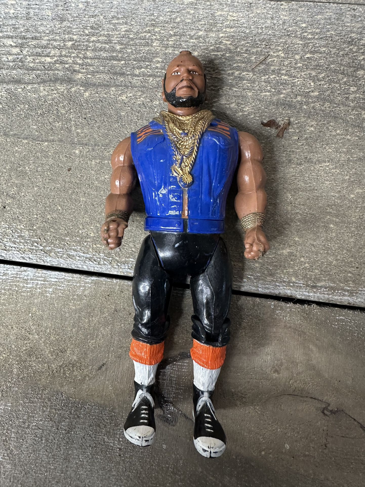 Vintage 1983 A-Team B.A. Baracus Mr. T Action 6 Inch Figure Cannell Galoob