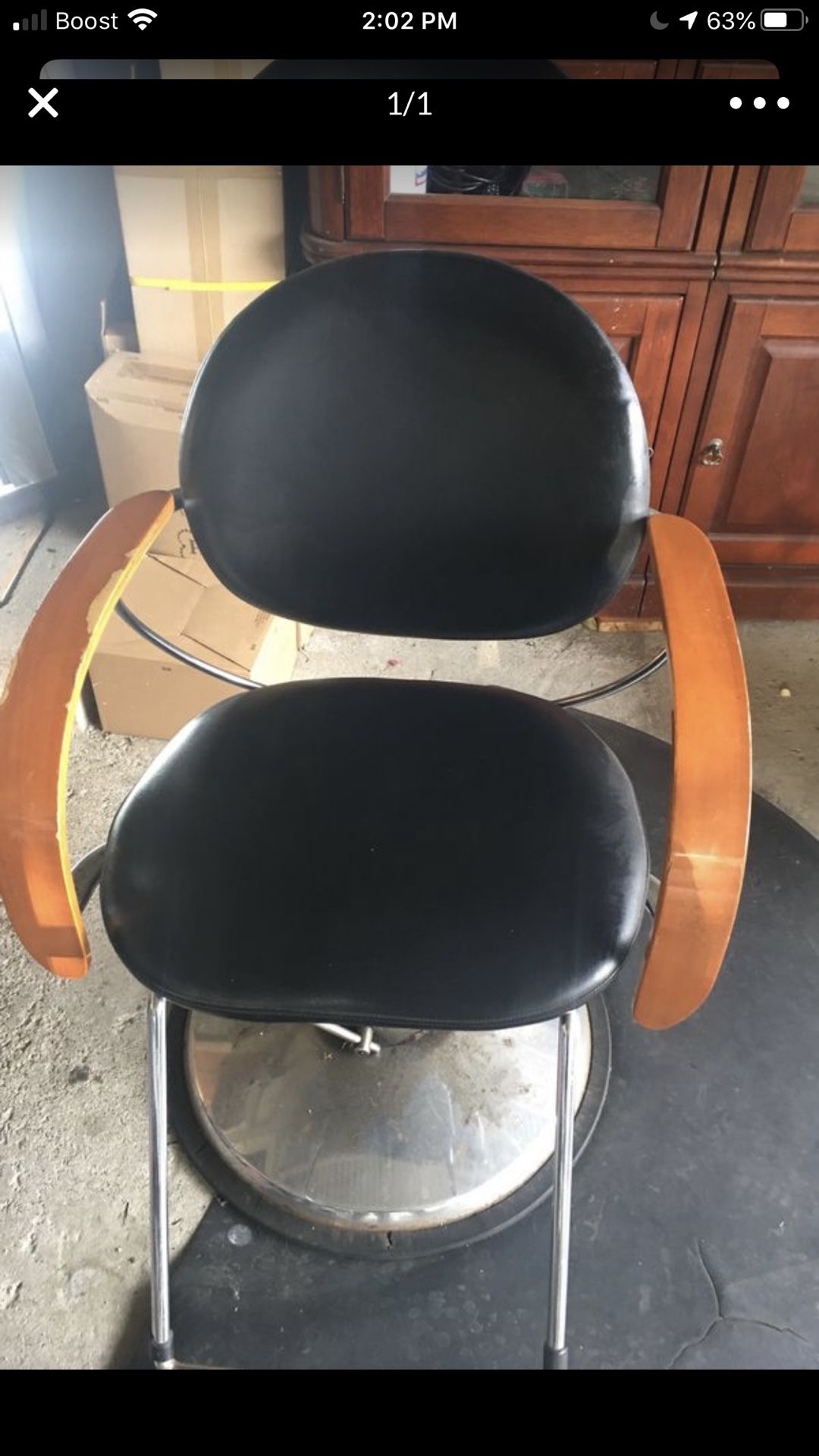 Hair style chair used