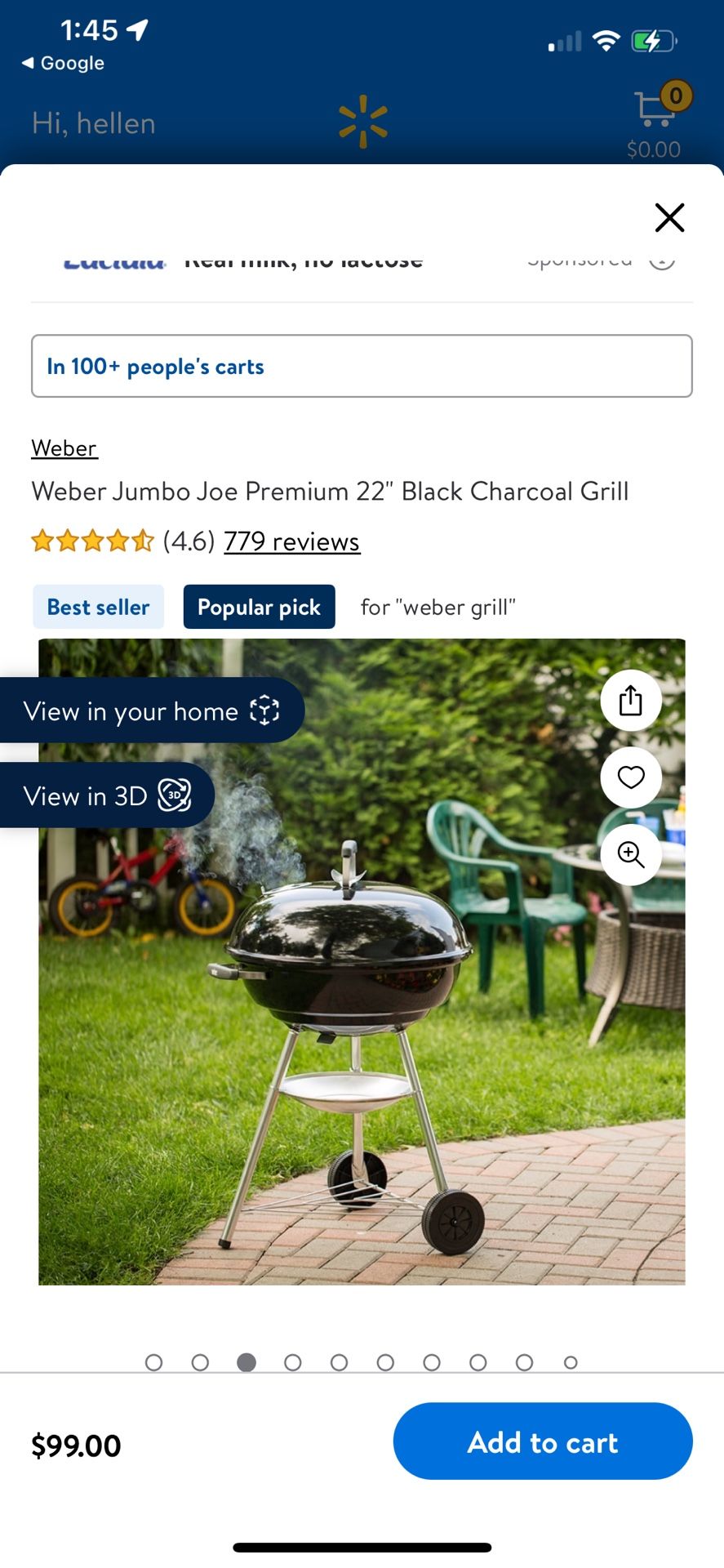 Weber Charcoal Grill