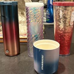 Starbucks Tumblers—4 Insulated