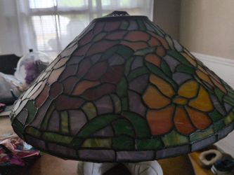 Faux Stained glass lampshade