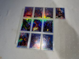 1994 Marvel Universe Silver Holofoil Complete 10 Card Set Fleer Marvel