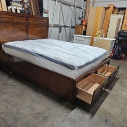 Queen Bed And Mattress