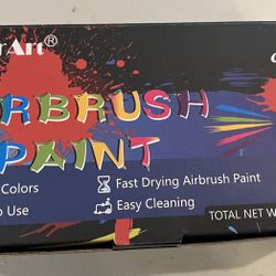 Box of Airbrush Paints