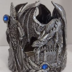 Dragon/Wizard Pewter Collectible