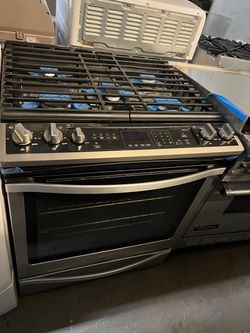 Samsung Stainless Steel Gas Range with Double Oven