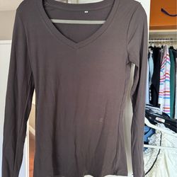 Longe sleeve v neck