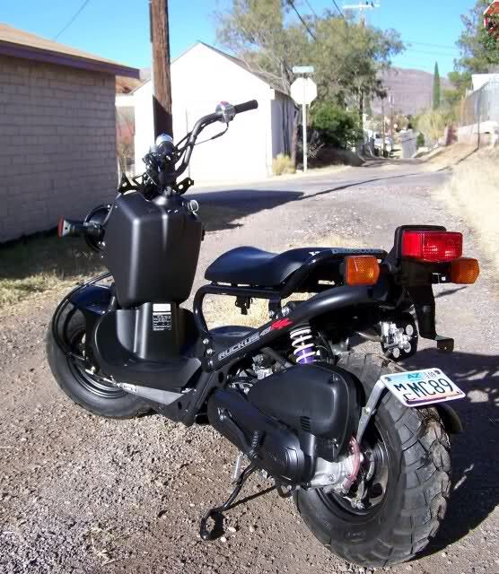 Honda Ruckus parts - lowered seat frame