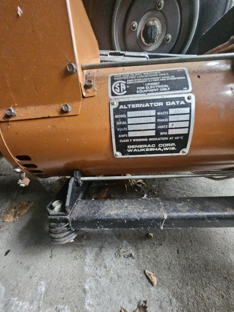 4kw Generac Generator