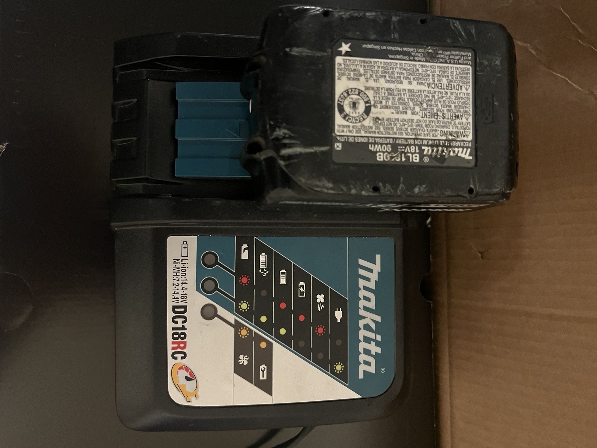 Makita 18v Battery and charger