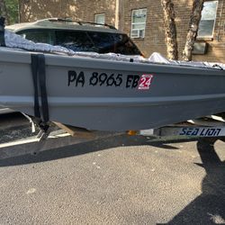 14’ Jon Boat Flat Bottom