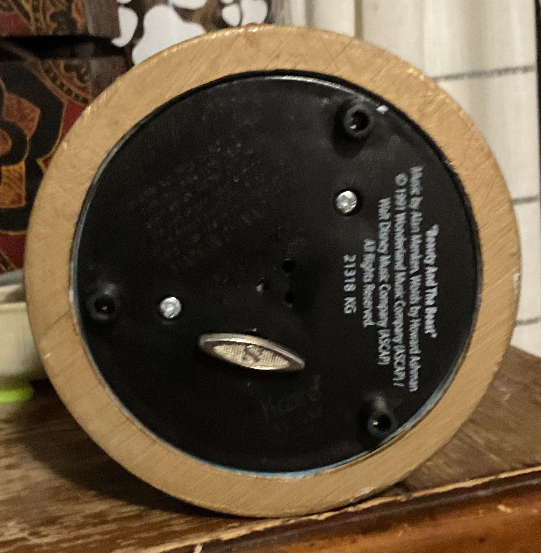 1991 Snow Globe Beauty And  The  Beast Snow globe Rare