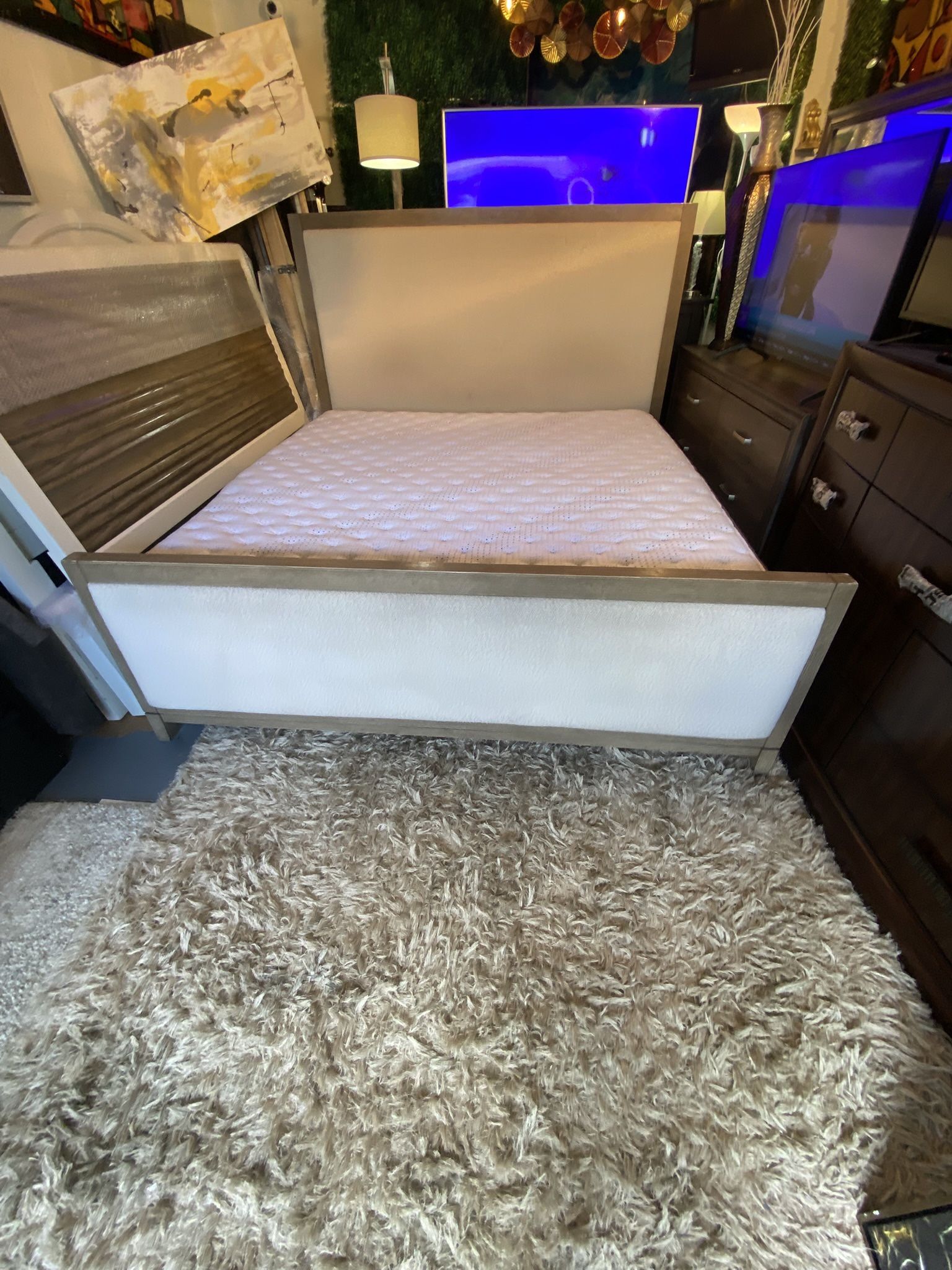 King Bed Frame And Mattress