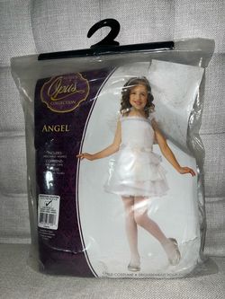Kids Angel Costume Size Medium (8-10) Complete Set