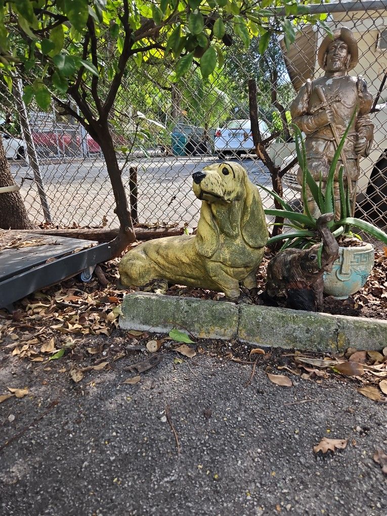 Dog Made Of Ceramics