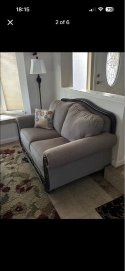 Traditional couch set with tables