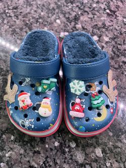 Christmas Croc Shoes Light Up 