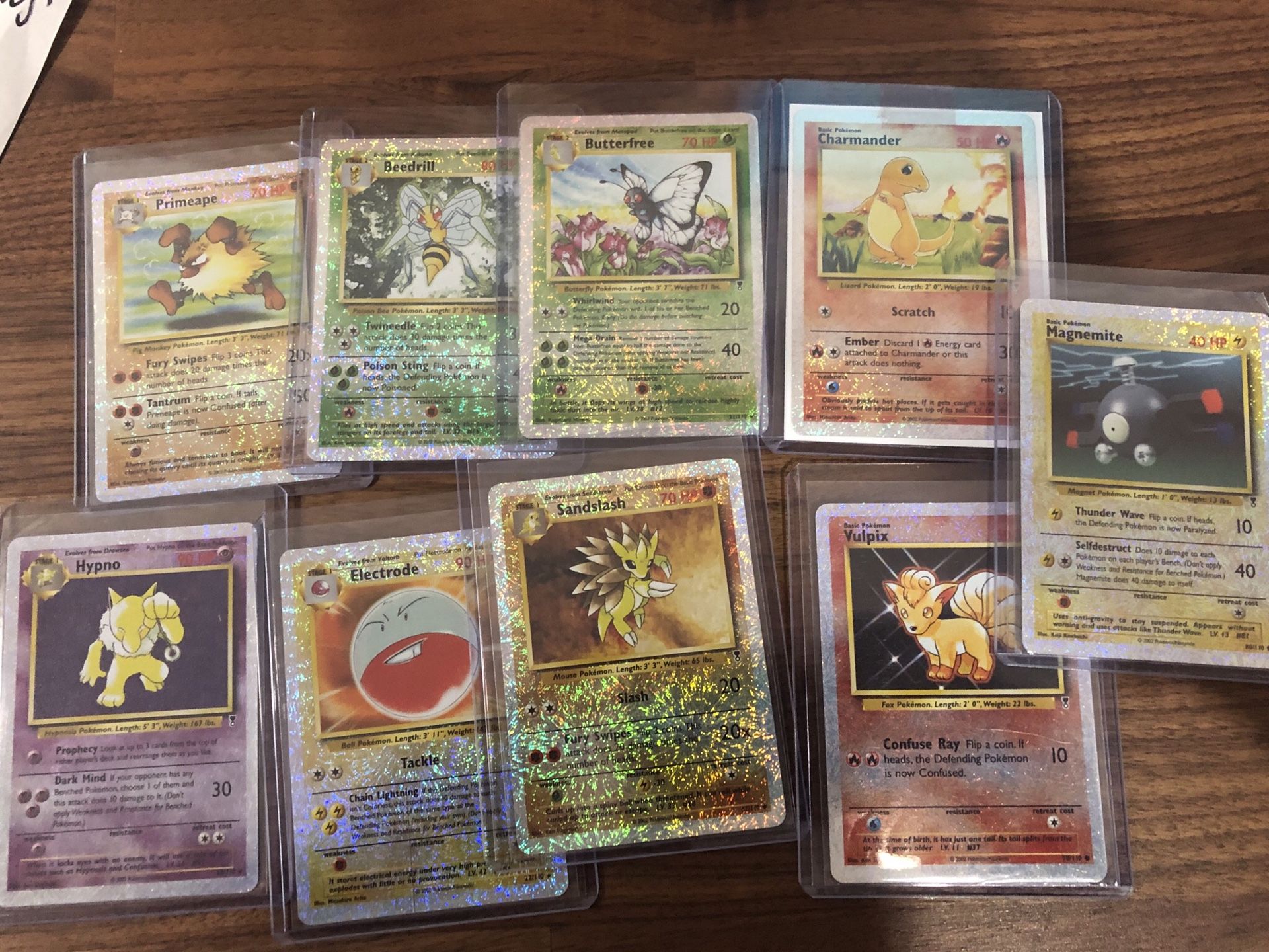 Pokemon Cards Legendary Collection Reverse Holos