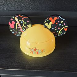 Disneyland It's My Birthday Ear Hat Shaped Mickey Mouse Ice Cream Sundae Bowl 
