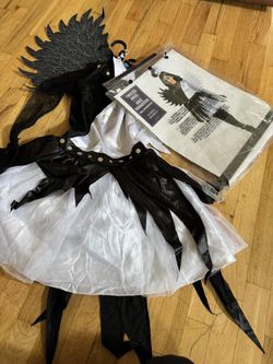 Girls 12-14 Costume Twisted Angel Missing Halo $42 RTV 