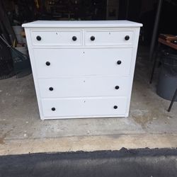 Refinished 5-Drawer Wood Dresser 