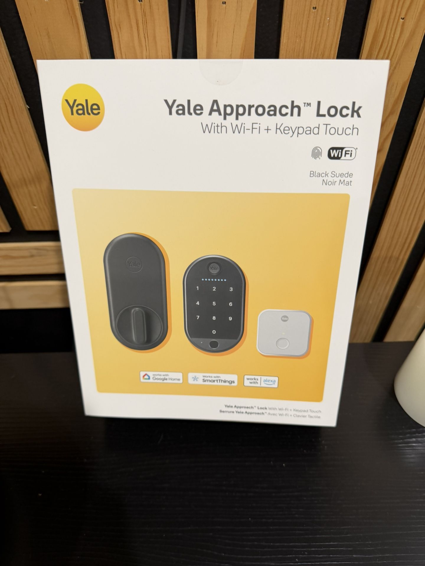 Yale Approach™ Lock with Wi-Fi + Keypad Touch - Black Suede