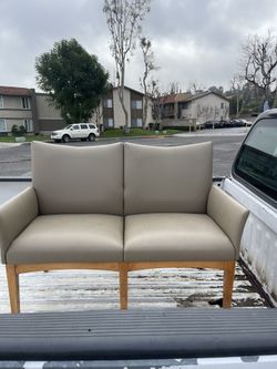 Leather Chair Bench