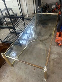 Gold Glass table