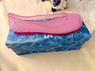 Jeffrey Campbell Pink Jelly Flat Shoe