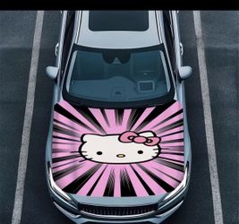 Two brand new hello kitty hood covers