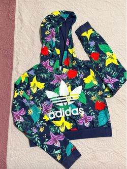Women’s cropped adidas hoodie