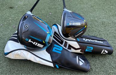 TaylorMade SIM2 MAX Driver & 3 Wood (stiff flex)