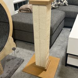 Large Tall Unused Cat Scratching Post