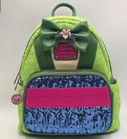 Loungefly Disney princess Mulan Sequin Mini Backpack New