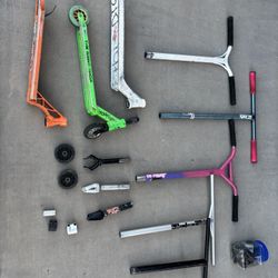 Scooter Decks, Bars, and Misc. Parts