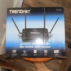 TRENDnet AC2600 STREAMBOOST MU-MINO WiFi Router New In Wrapped 