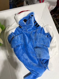 Blue Shark Baby Costume Onesie