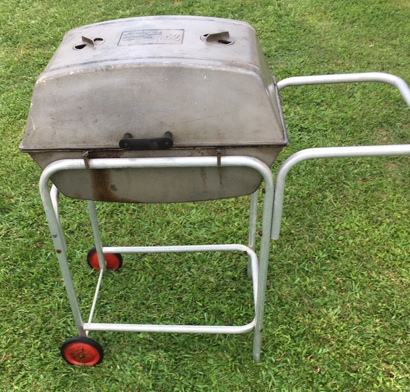 Vintage patio pal charcoal grill