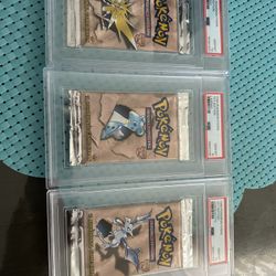 1999 Unopened Graded Mint 10 1st Edition Fossils Packs