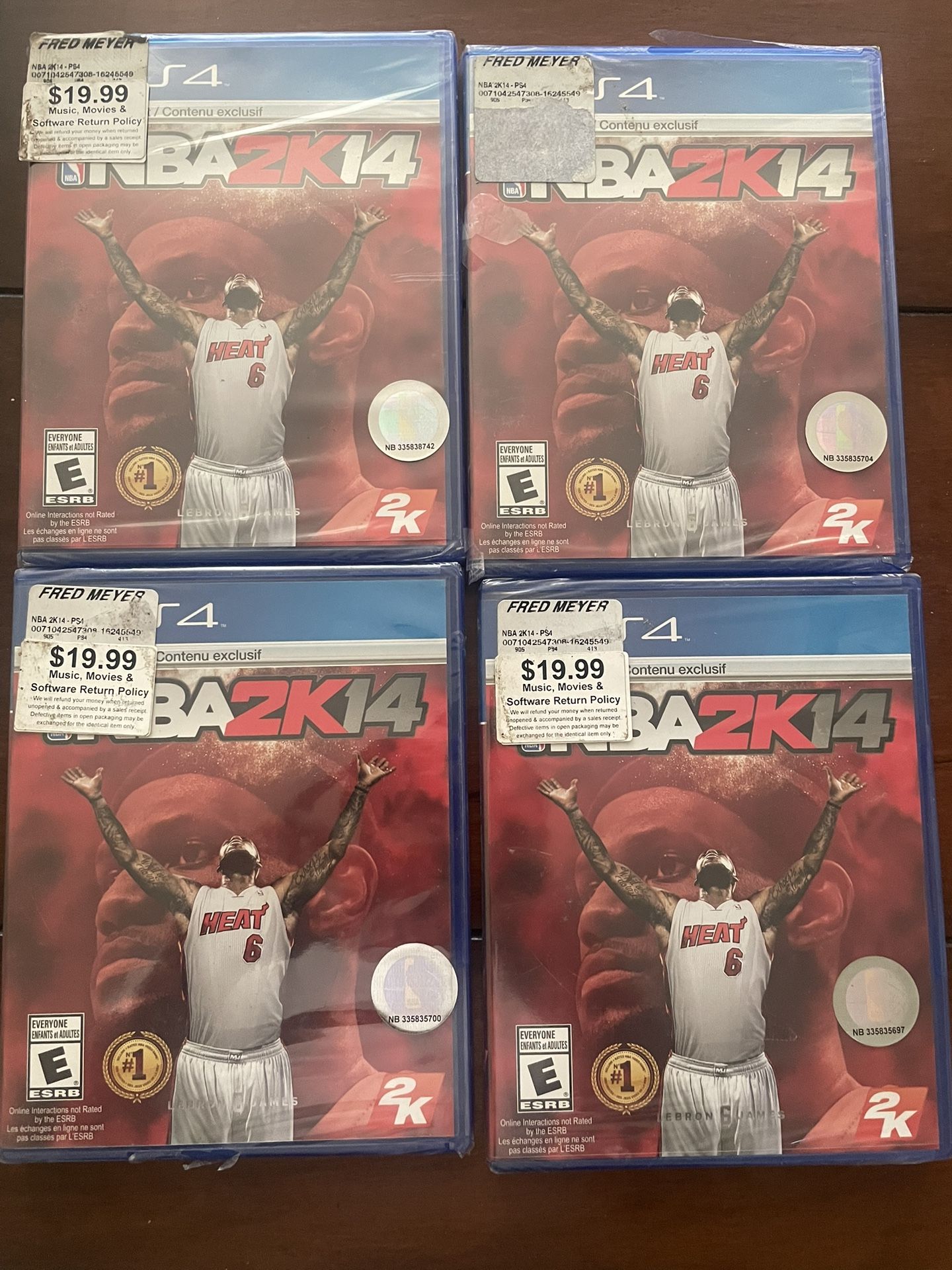 Sealed NBA 2k14 PS4 Games