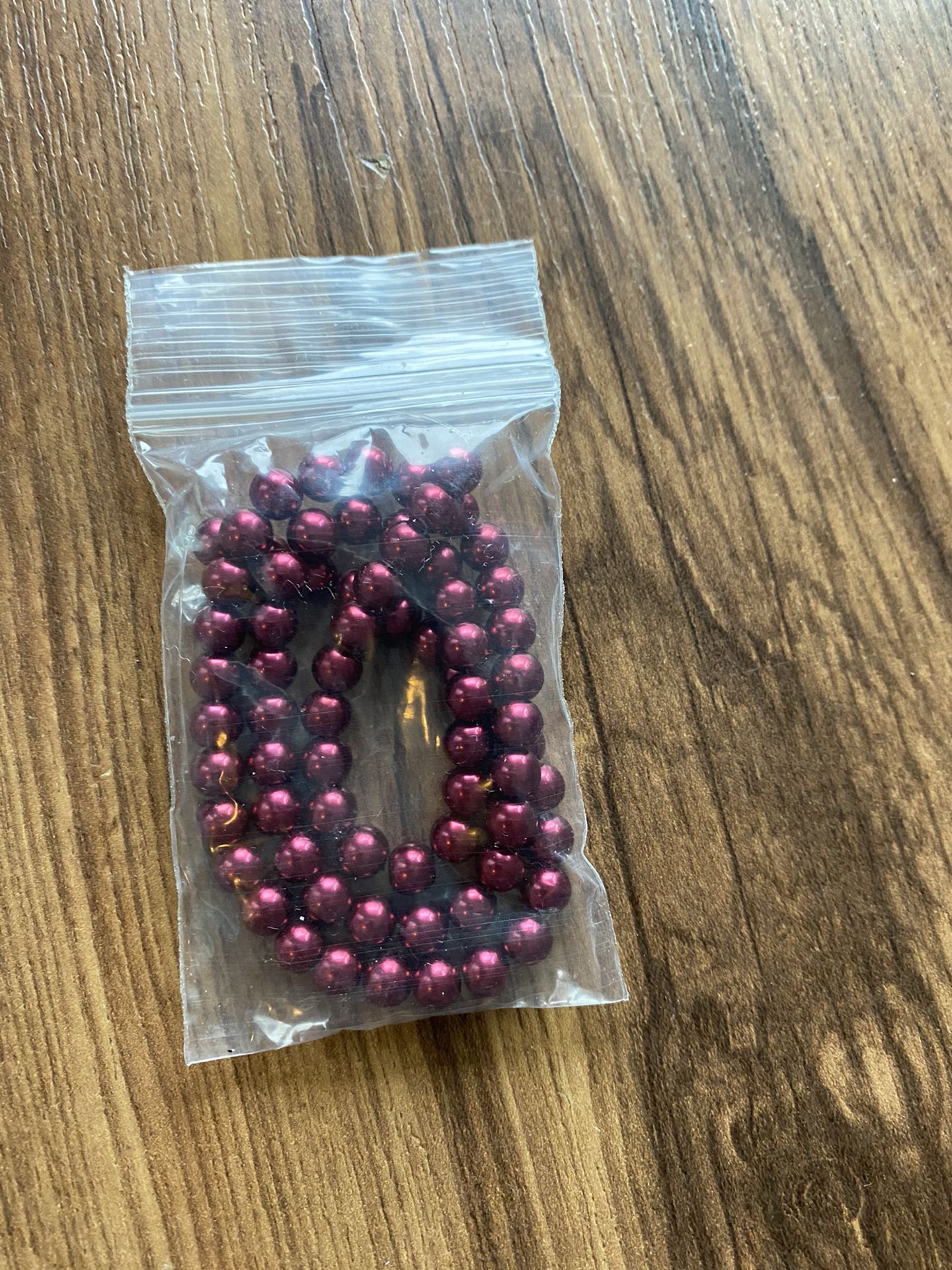 Maroon Beads