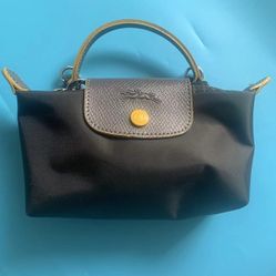 Longchamp Le Pliage Recycle Black Mini Tote
