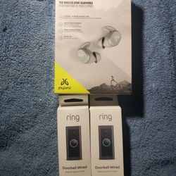 Ring doorbell &  Wireless  Headphones 