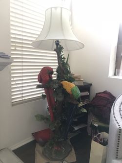 5 Foot Tall Parrot Lamp