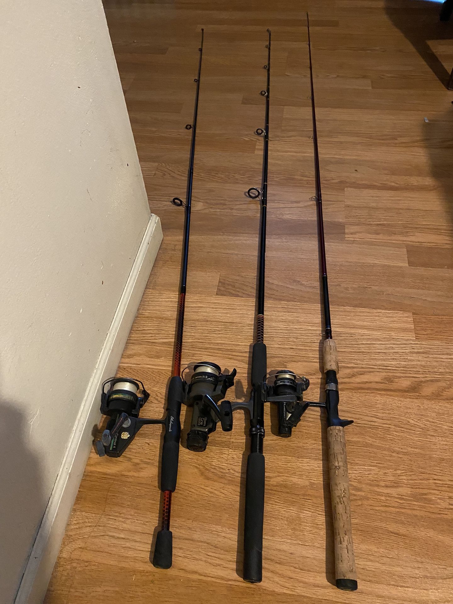 3 Fishing Pole $65 For All 3