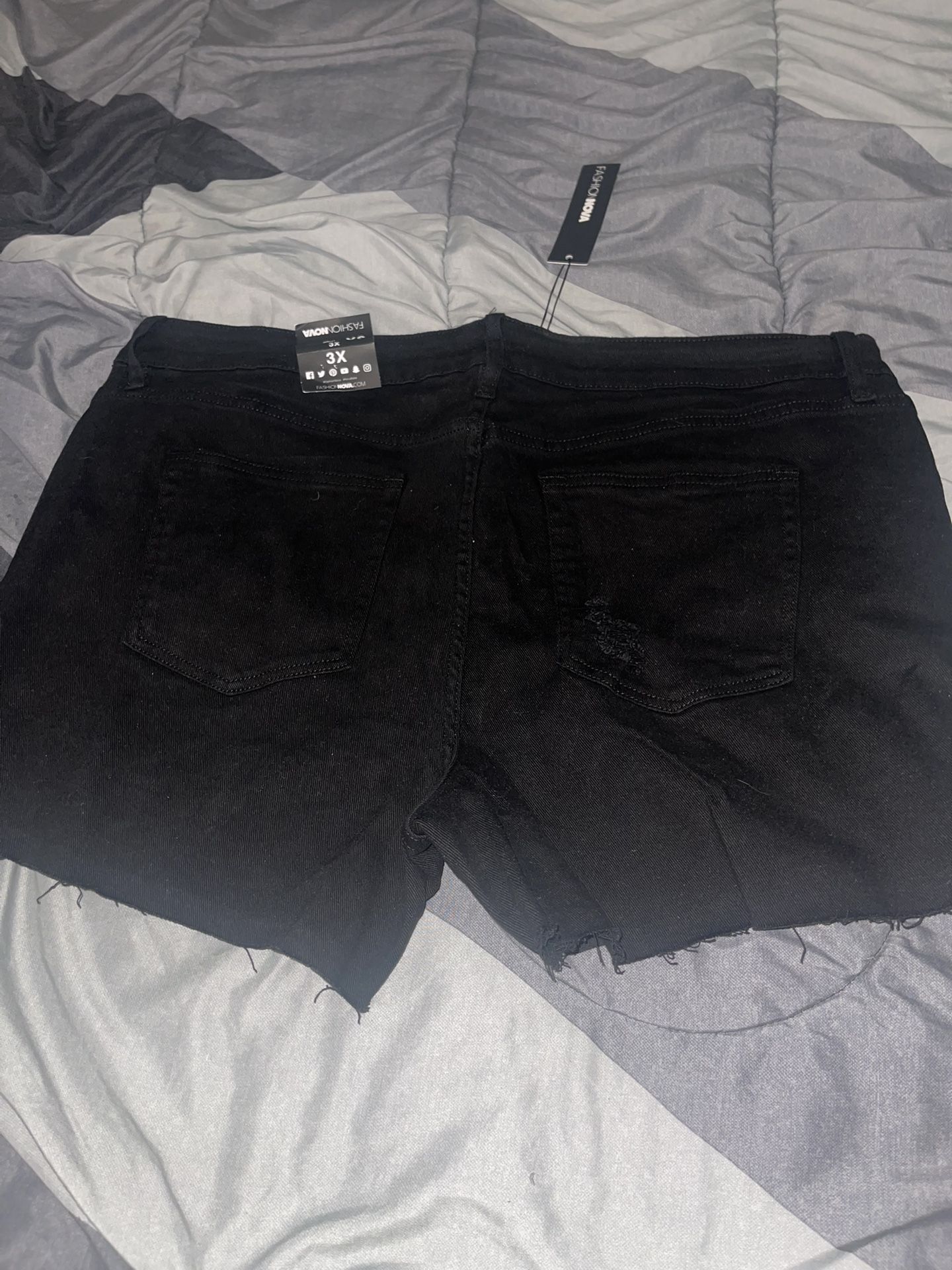 Black Booty Shorts