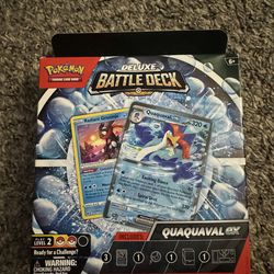POKEMON DELUXE BATTLE DECK: QUAQUAVAL EX